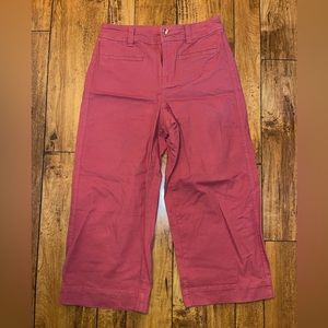 Wide legged trouser crop / ankle